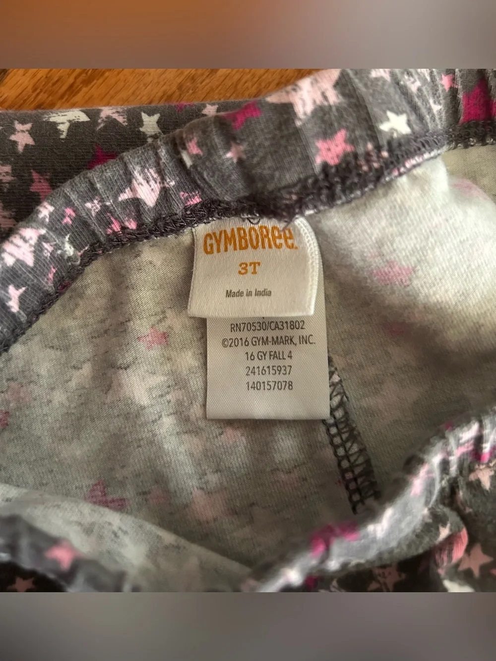 5/$20 Gymboree Stars Leggings Toddler Girl size 3T